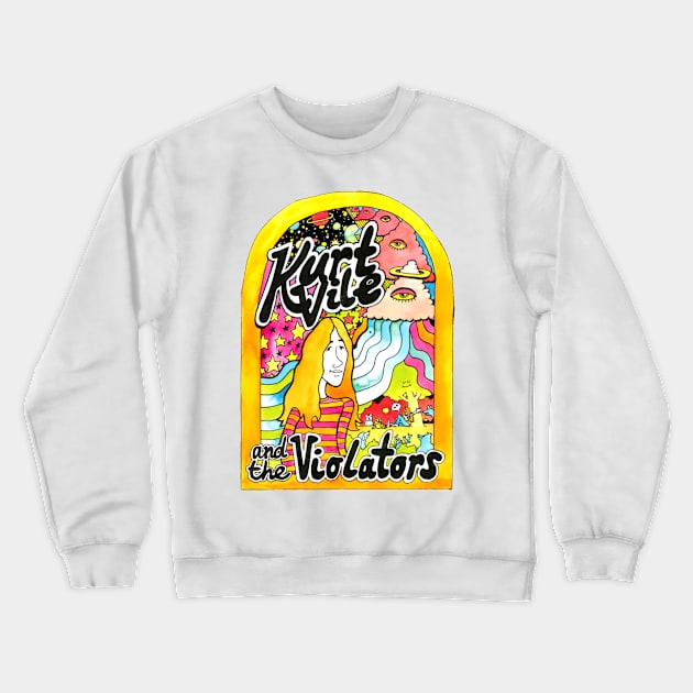 Kurt Vile Crewneck Sweatshirt by forseth1359